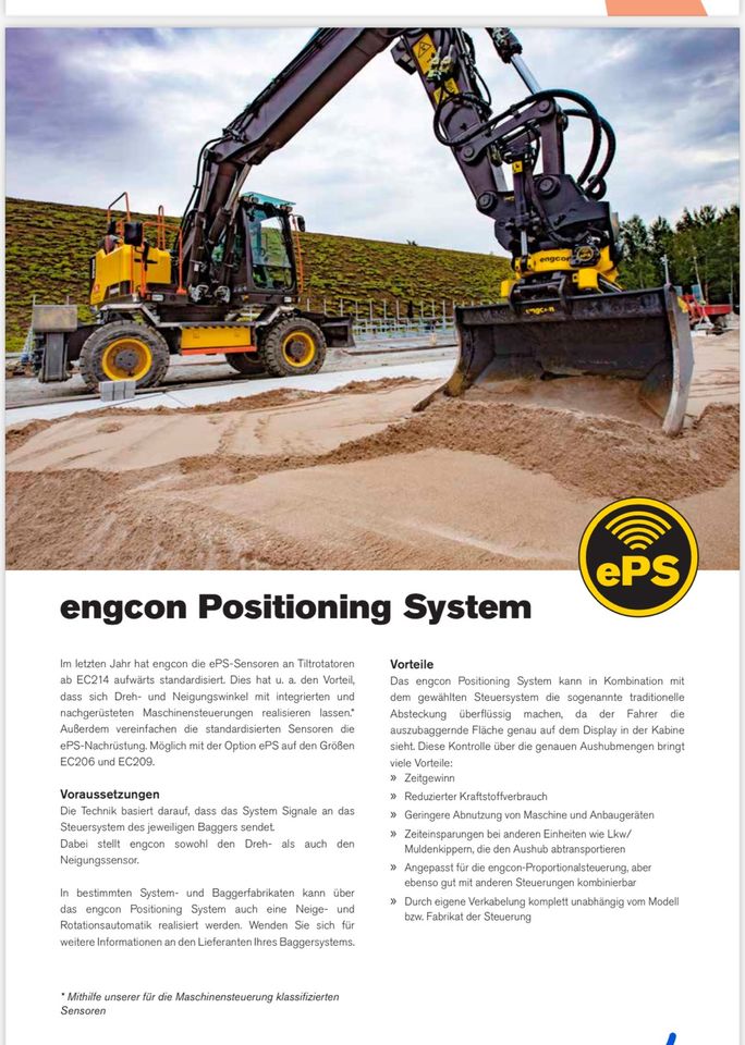 Engcon Steuerung Rototilt Tiltrotator Joystick Bedienung in Bockel