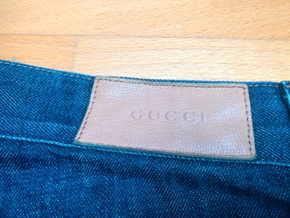 Original Gucci Jeans in Raw Denim GR. 46 WIE NEU !!! in Fürstenfeldbruck