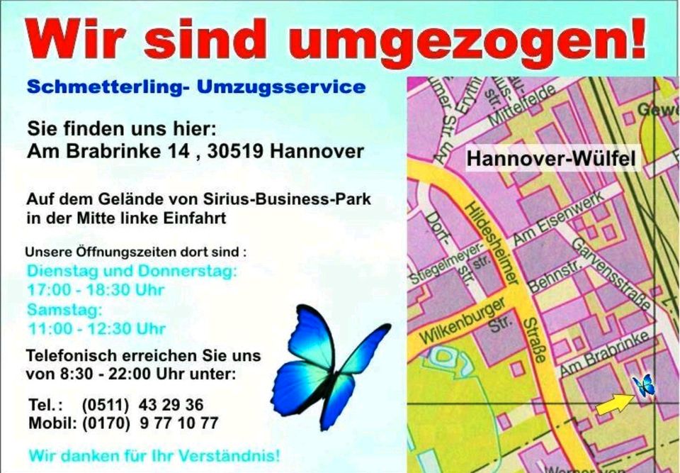 Billige Umzüge⭐Haushaltsauflösung mit Wertverrechnung⭐Transporte in Hannover