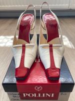 Pollini Slingpumps, rot/beige Lack, Gr. 38,5 Schleswig-Holstein - Selent Vorschau