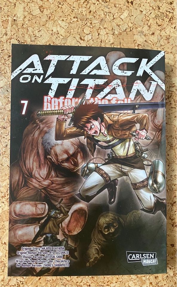 Attack on Titan - Before the Fall 7  [Manga Taschenbuch] ⭐️NEU⭐️ in Hamburg