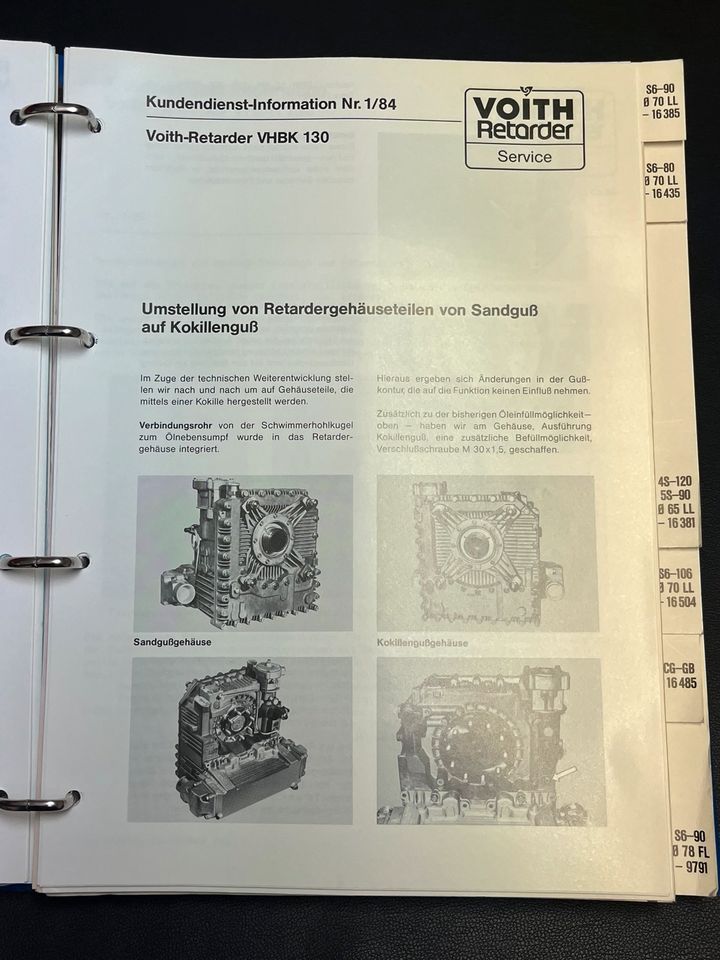 VOITH Retarder Handbuch Omnibus - LKW in Winnenden