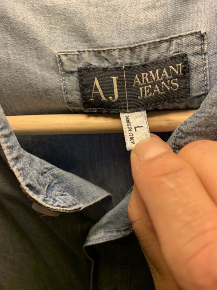 Armani Richterkragen Hemd L AJ in Essen