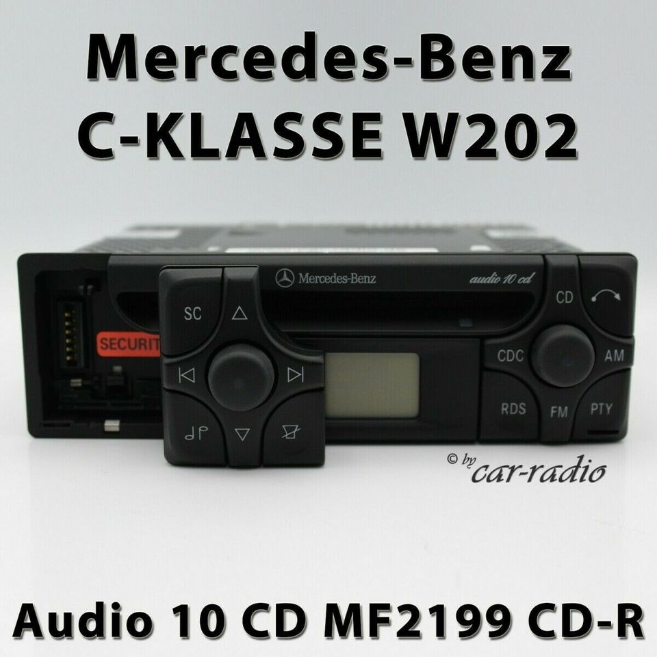 Original Mercedes Audio 10 CD MF2199 CD-R W202 Radio C-Klasse RDS in Gütersloh