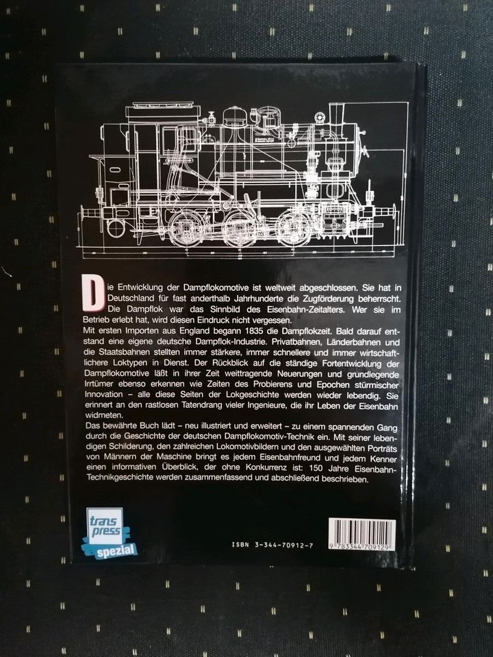Transpress Deutsche Dampflokomotiven Buch Entwicklungsgeschichte in Masserberg