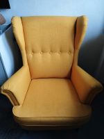 Ikea Ohren Sessel mit Hocker in gelb Saarland - Rehlingen-Siersburg Vorschau