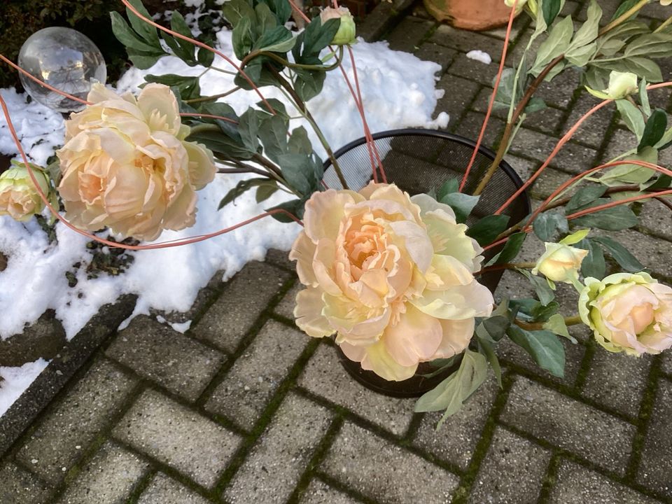 5x Rosen Seidenblumen ca. 75 cm. 10€ in Lastrup