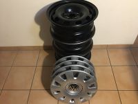 4x Orig. VW Golf IV 15-Zoll Stahlfelgen 1J0601027Q & Radkappen Bayern - Aschaffenburg Vorschau