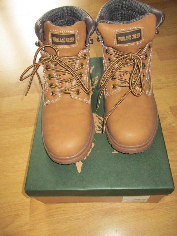 Neu Highland Creek Boots für Männer Gr. 41 neu beige braun in Ingolstadt