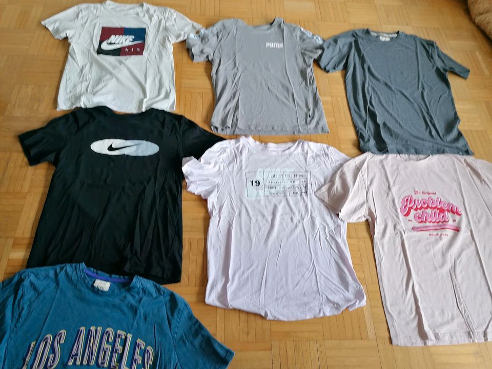 7  T- Shirts : Nike, Puma, nu-in, Newport Bay - Gr. M in Wuppertal