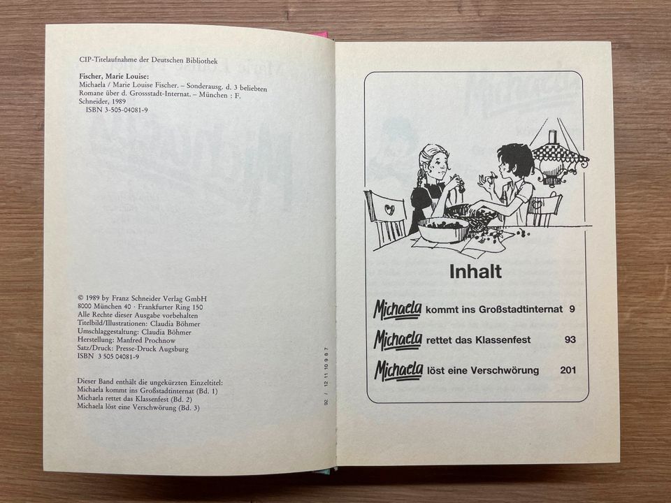 Buch Sonderausgabe Michaela, Jugendroman 1989 Marie L. Fischer in Bad Suderode