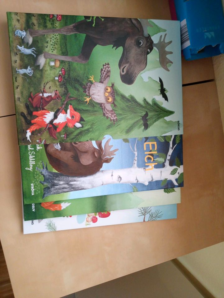 Drei Bilderbuch elch Uhu Urlaub Igel Ikea Kinderbuch w.neu in Oberthulba