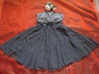 NEU Rockabilly Pinup Punkte Chiffon Bustier Kleid Jennifer Taylor Baden-Württemberg - Bammental Vorschau