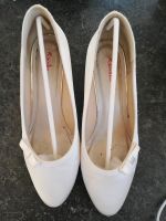 Brautschuhe - Rainbow Club - Größe 38 - ivory Satin - Josephine Baden-Württemberg - Aspach Vorschau