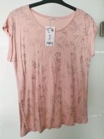 T-Shirt rosa silber blumen muster Bayern - Mühldorf a.Inn Vorschau