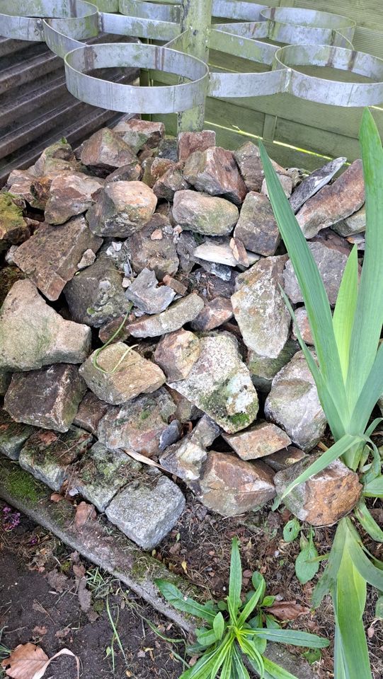 Bruchsteine wegen Gartenumgestaltung abzugeben in Coesfeld