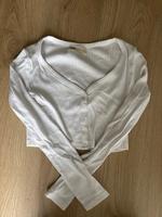 Pull&Bear Crop Top – Langarm – Größe S – Weiß Hessen - Eltville Vorschau