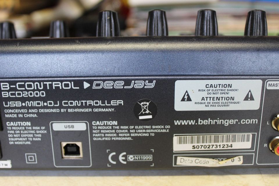 Behringer B-Control DEE JAY BCD 2000 Gebraucht in Gehofen