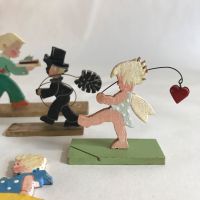 Süsse Vintage Erzgebirge Flachfiguren Handbemalt Bayern - Coburg Vorschau