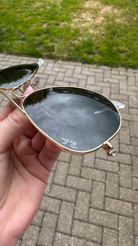 Ray Ban Aviator Sonnenbrille 55mm - 14mm in Essen