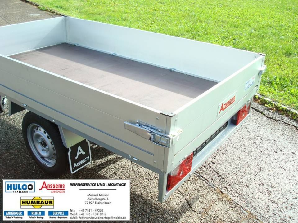 Anssems PLT 750.231x132x30, neu, ungebremster Anhänger in Hechingen