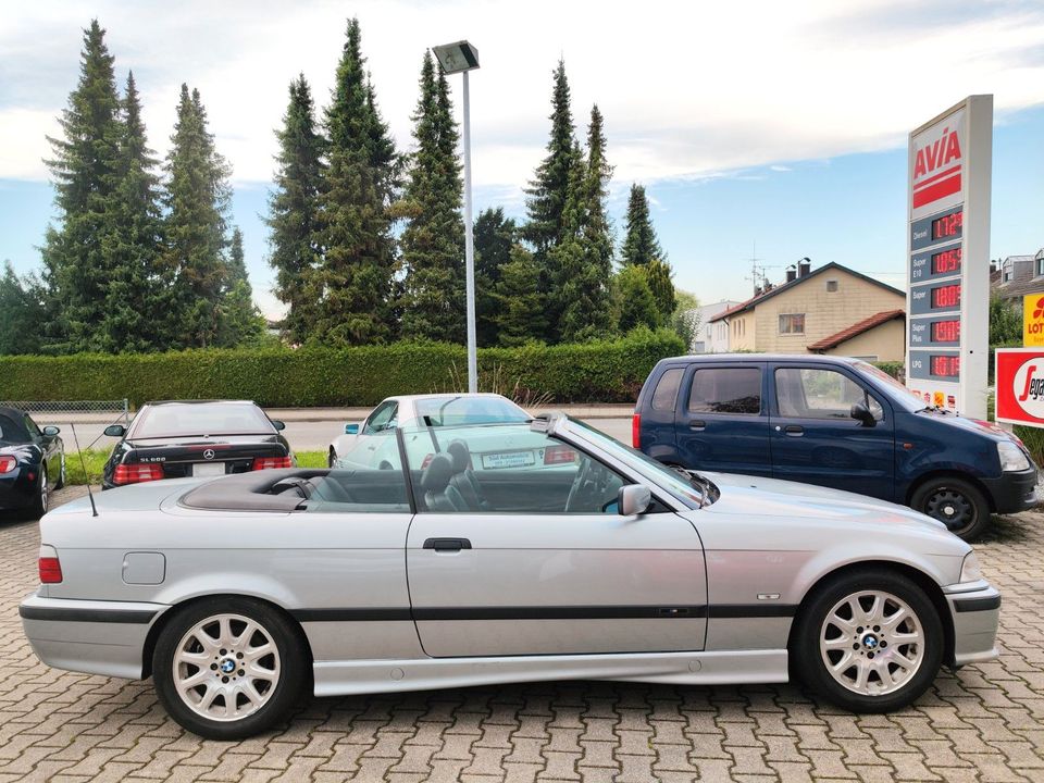 BMW 328I Cabrio E36 M-SPORT NAVI*LEDER*PDC*SHZ*HARDT in Markt Schwaben