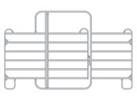 Weidepanel mit Tor mittig 360cm 6-rohrig Nordrhein-Westfalen - Eschweiler Vorschau