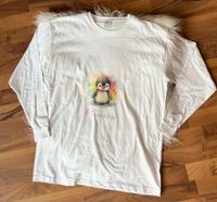 Neu Langarmshirt Longpullover weiß Mädchen 164 Pinguin DIY Sachsen - Markranstädt Vorschau