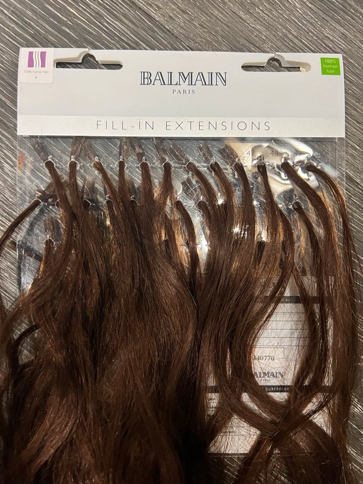 50 Balmain Fill-in Extensions Human Hair 25 cm in Oberhausen