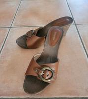 Graceland Damen Sommer Schuhe Sandalen braun HolzAbsatz Gr. 39 Nordrhein-Westfalen - Overath Vorschau