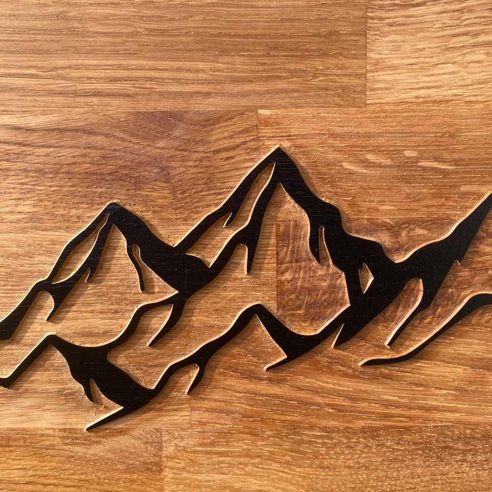 Bergkette als Wandbild | Berge | Wandbehang | Dekoration in Tyrlaching