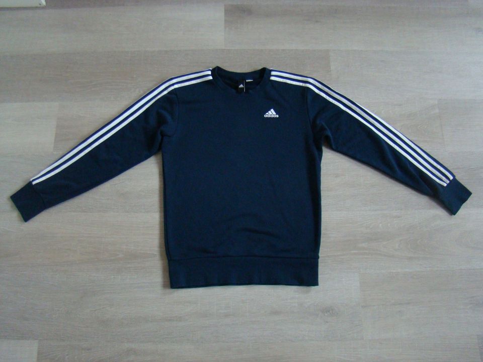 ADIDAS Sweatshirt PULLOVER S Rundhals Herren Jungen Pulli blau in Menden