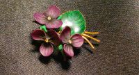 Brosche mit lila Veilchen Niedersachsen - Syke Vorschau