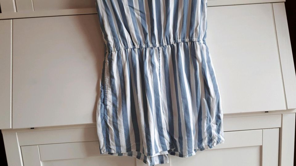 Abercrombie Jumpsuit Overall Sommer Gr. 146 152 Blau Weiß in Boppard