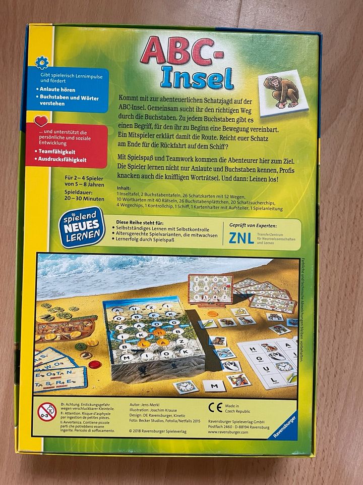 Brettspiele "ABC-Insel","Mauseschlau&Bärenstark","Domino","Ozean" in Berlin