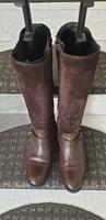 Tommy Hilfiger Lederstiefel - dunkelbraun - Größe 36 Nordrhein-Westfalen - Marl Vorschau