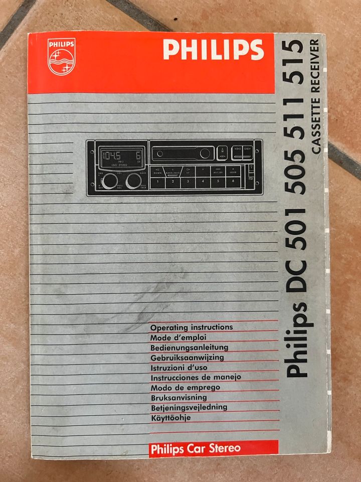 Philips DC 501 505 511 515 car cassette recorder in Hofheim am Taunus