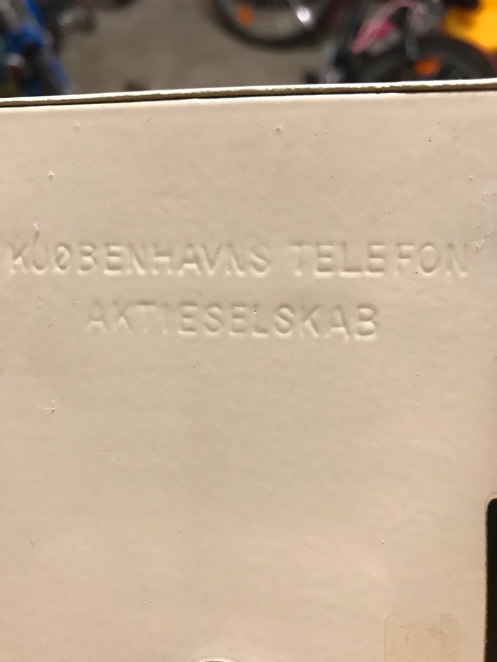 Antik Kjobenhavns Aktieselskab Telefon Drehscheibentelefon Creme in Bochum