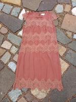 Kleid ohne Arm, Gr. 36, Farbe rost mit Spitze Sachsen - Burgstädt Vorschau