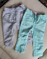 2er - SET Gr.74 Leggings Jeans Hose grau türkis Niedersachsen - Westerstede Vorschau