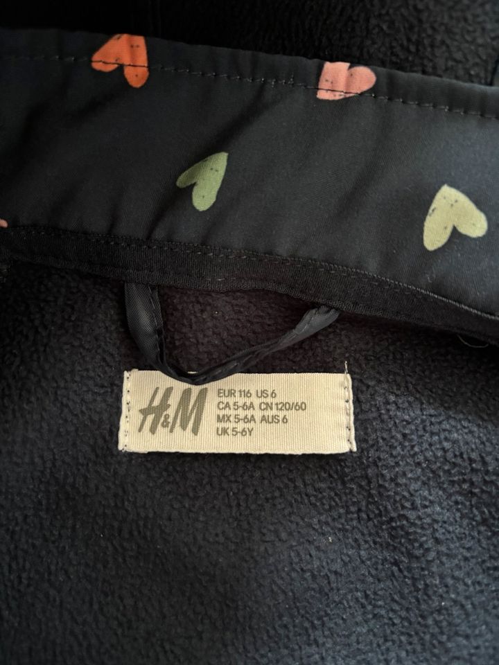 Softshelljacke H&M Größe 116 in Hodenhagen