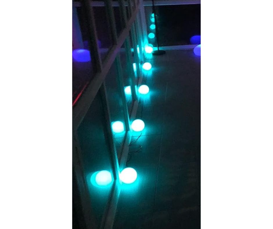 SOLAR RGB Bunt LED 6 Meter Solarlampen Lichterkette Außen Kugel 5er Set Solarkugeln, IP44 für außen Balkon Terrasse Licht Gartenkugeln Garten Deko Lampe Leuchte Beleuchtung Solarleuchte NEU in Bielefeld