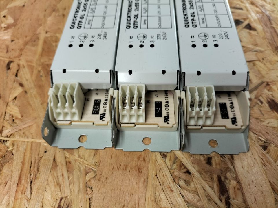 3x Quicktronic Professional Osram QTP-DL 2x55 GII EVG 2x55W in Verl