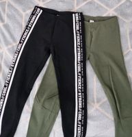 2 Leggins H&M Größe 152 Olivgrün/Schwarz Baden-Württemberg - Backnang Vorschau