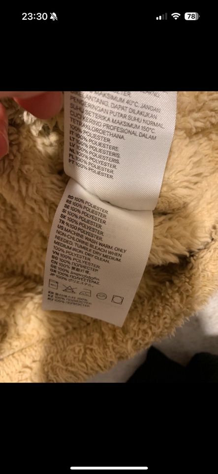 H&M Kuscheliger Pullover beige Größe S in Essen