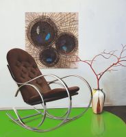 Mid-Century Modern, Rocking Chair, 1978 Made in Western Germany - Niedersachsen - Osnabrück Vorschau