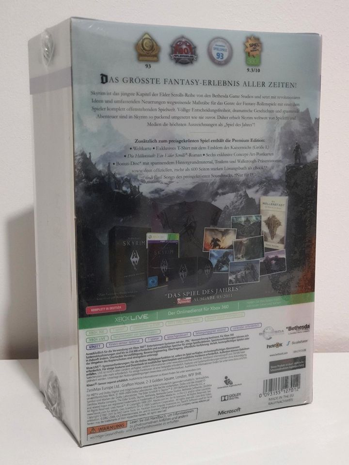 XBox 360 The Elder Scrolls Skyrim Premium Edition in Neu Wulmstorf