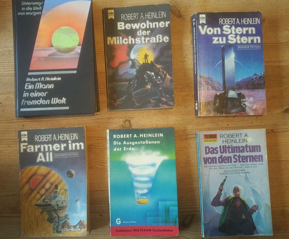 Robert A. Heinlein ----  Science Fiction --- Paket 6 Stück in Handeloh