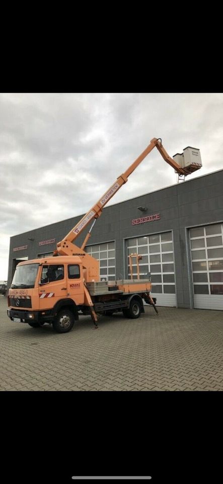 Steiger Ruthmann T 145 auf Mercedes 811 DoKa in Coswig (Anhalt)