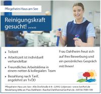 Mitarbeiterin für die Reinigung / Raumpflege m/w/d - Teilzeit Schleswig-Holstein - Lütjensee Vorschau